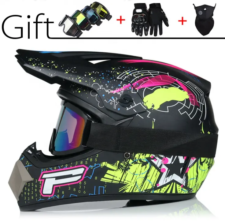 FOCX38 Hoge Kwaliteit Fabriek Levering Beste Motocross Helm Goedkope Dirtbike Helm Voor Verkoop