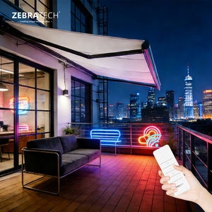 Auvent rétractable avec <span class=keywords><strong>moteur</strong></span> pour remplacement <span class=keywords><strong>de</strong></span> parasol extérieur et couverture <span class=keywords><strong>de</strong></span> terrasse - Product Image 3