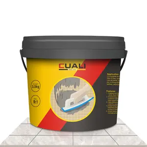 Ubin Grout Epoxy kekuatan tinggi anti-kuning tahan air luar ruangan 3.5Kg penyegel Nat kolam renang kamar mandi ubin perekat Ant