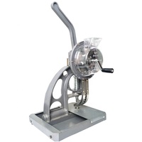 Nouvelle condition argenté semi-automatique 10mm et 12mm en acier inoxydable léger oeillets poinçonneuse