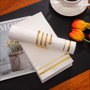 <span class=keywords><strong>Serviette</strong></span> de table jetable écologique en <span class=keywords><strong>papier</strong></span> Airlaid 1 plis, 6 plis, en pâte de bois vierge, aspect lin doré, <span class=keywords><strong>serviette</strong></span> pour invités, <span class=keywords><strong>serviette</strong></span> de table - Product Image 2