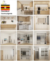 CBMmart Armoire de rangement avec îlot central et tiroirs pour dressing et dressing intégré