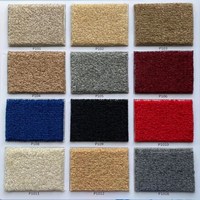 Moquette commerciale insonorisée rectangulaire entièrement recouverte pour les chambres d'hôtel, les salons de beauté, les sols ignifuges silencieux, utilisation domestique