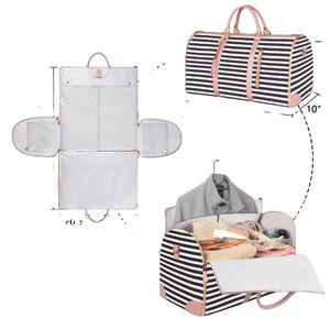 Sac de voyage suspendu grand format pour femmes, certifié BSCI, imperméable, avec pochette à chaussures - 2 en 1, valise suspendue pour vêtements et voyages - Product Image 2