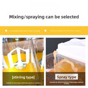 Dispenser di Succhi in Acciaio Inox di Grado Commerciale a Prezzo di Fabbrica per <span class=keywords><strong>Limonata</strong></span>, Tè Freddo, Granita, Attrezzatura da Banco - Product Image 4