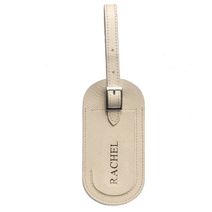 Étiquettes de voyage en <span class=keywords><strong>cuir</strong></span> véritable ovales, respectueux de l'environnement, multicolore, tannage végétale coloré, 50 pièces, nouvelle collection - Product Image 2