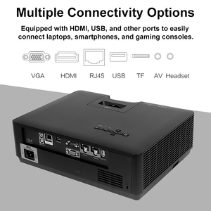 Projecteur Laser 4K DLP YG-686HM La, 5000 Lumens, Réglage de la Lentille, pour Grande Salle de Bureau et Éducation, Présentation par Geste - Product Image 6