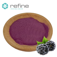 Voedingssupplementen Zwarte Framboos Smaak Fruitpoeder Non-GMO EU Biologisch Zwarte Framboos Extract