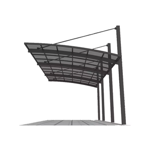 หลังคาโรงรถ ที่จอดรถแบบมีหลังคา ชุดหลังคาโรงรถอะลูมิเนียม หลังคาคลุมหน้าต่าง ดีไซน์หลังคาคลุมหน้าต่างทันสมัย - Product Image 1