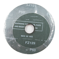 Disque abrasif en fibre de résine de zircone à trou rond de 125 mm (5 pouces) pour le meulage et l'ébavurage des soudures, support OEM personnalisé
