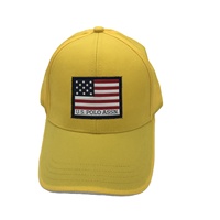 Casquette de baseball avec drapeau américain pour hommes et femmes Casquette de sport d'été à séchage rapide Casquette personnalisée incurvée en nylon fin