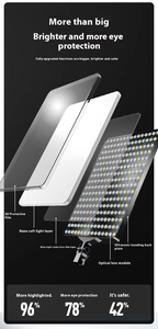 Luce di riempimento portatile RGB Led Selfie Video Studio luci <span class=keywords><strong>Youtube</strong></span> Live Streaming fotografico Kit di illuminazione <span class=keywords><strong>bianca</strong></span> calda - Product Image 3