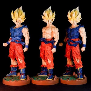 <span class=keywords><strong>Figurine</strong></span> de collection <span class=keywords><strong>Super</strong></span> <span class=keywords><strong>Saiyan</strong></span> KD en gros, modèle de <span class=keywords><strong>figurine</strong></span> d'action Son <span class=keywords><strong>Goku</strong></span> avec base en PVC et effets de combat, première édition - Product Image 1