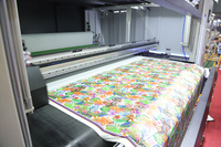 Machine d'Impression Numérique Textile Haute Vitesse, Impression de Tissus à la Demande, Impression Numérique sur Tissu Toile