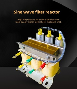 Filtre à onde sinusoïdale compacte avec entrée triphasée de 5,5 kW pour réduire le sifflement du moteur, adapté aux machines-outils/entraînements d'ascenseurs - Product Image 4