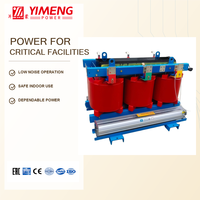Transformateur de distribution d'énergie triphasé intérieur de type sec en résine coulée YIMENG, fourniture directe d'usine