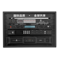 Système audio professionnel avec haut-parleur de 12 pouces, 1200 W, en bois contreplaqué, pour KTV, karaoké, DJ, système sonore pour KTV, club, église