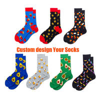 Chaussettes fantaisie transparentes pour femmes, motif dessin animé coloré, design lumineux et créatif, imprimées