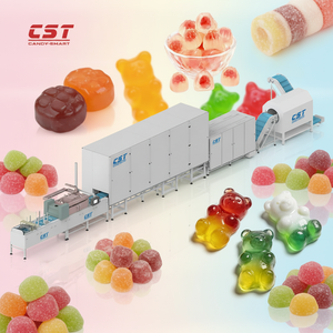 สายการผลิตเยลลี่อัตโนมัติ CST รุ่นใหม่ ขนาด 150-300 กก./ชม. ทำจากสแตนเลส พร้อมสายการผลิตลูกอมเยลลี่สำหรับทำลูกอมเยลลี่และทอฟฟี่ - Product Image 1