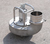 Pompe à boue hydraulique 300m³/h OEM, grand débit, portable, pour drainage d'urgence en cas d'inondation, travaux d'assainissement municipaux