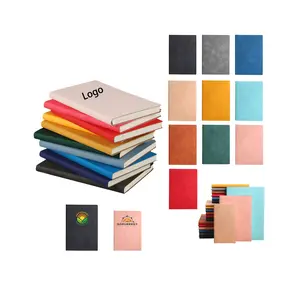 Custom Logo Promotional Business Gifts Souvenir Office School Supplies Accessory Wholesale A5 A6 PU Leather Cover Notebook