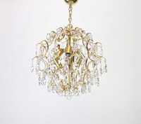 Plafonnier suspendu moderne en boule de verre Murano, design moderne, fait à la main, éclairage d'intérieur, luminaire décoratif de plafond, finition en laiton doré