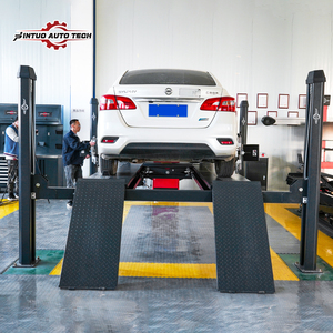 Jintuo un conjunto completo de equipo de vehículo elevador de coche elevador de tijera hidráulico máquina de alineación de ruedas 3D para la venta - Product Image 5