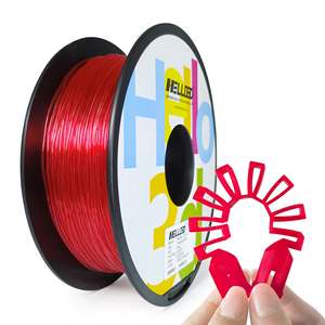 Filament d'impression 3D <span class=keywords><strong>flexible</strong></span> TPU/PETG/<span class=keywords><strong>PLA</strong></span> 1,75 mm HELLO3D OEM/ODM 200C, service de moulage Guangdong pour chaussures, 85A-95A, 0,8 kg/rouleau - Product Image 4