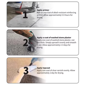 Peinture acrylique imperméable pour pierre extérieure avec effet marbre, peinture de qualité supérieure pour façades extérieures - Product Image 6