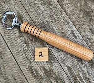 Ensemble tire-bouchon à vin personnalisé, ouvre-bouteille en cuir, ouvre-bouteille en bois massif tourné à la <span class=keywords><strong>main</strong></span>, ouvre-bouteille en forme de batte de baseball, gravure gratuite offerte - Product Image 5