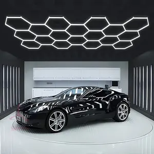 SUEZ Custom mall 4s éclairage de garage magasin de voitures éclairage de garage led lustre de luxe lumière hexagonale LED - Product Image 2