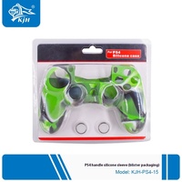 Housse en silicone souple pour Sony PS4 Controller Housse de protection pour PS4 Controller Anti-chute Housse en silicone Vente directe d'usine