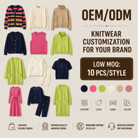 Quiet Luxury Gestreifter Cardigan 100% Kaschmir Helan Mountain Ningxia 16,2μm Stoll-Weberei 26-Jähriges Erbe Geringe Mindestbestellmenge 10 Stück