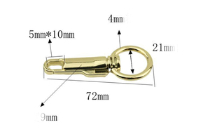 Borse accessori Hardware portachiavi gancio a scatto fibbia in lega di zinco moda di alta qualità - Product Image 6