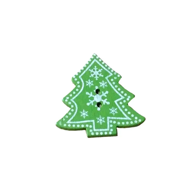 Snowflake Bell Star Custom Shape Wooden Craft Christmas Decorations