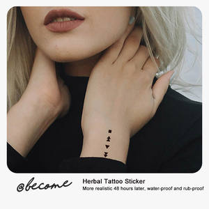 Autocollant de <span class=keywords><strong>tatouage</strong></span> temporaire de bras de bouton de jeu personnalisé <span class=keywords><strong>tatouage</strong></span> d'animal de transfert de corps imperméable foncé pour l'art corporel - Product Image 5
