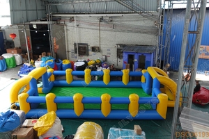 CE al aire libre el campo de fútbol, <span class=keywords><strong>alquiler</strong></span> de fútbol meta para la fiesta de pvc de 0,55mm equipo - Product Image 6