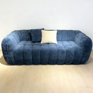 Sofá Individual de Tela sin Marco con Relleno de Chenilla y Esponja <span class=keywords><strong>para</strong></span> Salas de Estar Pequeñas - Product Image 2