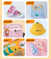 Nouveau tampon de cachet d'encre photosensible de timbre de flash de personalizados sellos timbre de nom pour les enfants de vêtements