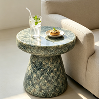 Tabouret en céramique, table d'appoint en céramique, tabouret de jardin en céramique pour l'extérieur