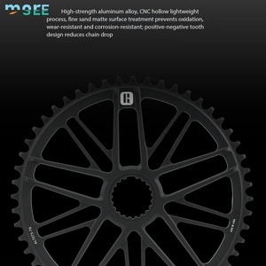 Pédalier de vélo de route en fibre de carbone SeeMore 46/48/50/52/54T haute performance MS Direct Mount avec bras de manivelle et boîtier de pédalier pour vélo de route et gravel - Product Image 2