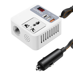 <span class=keywords><strong>100W</strong></span> <span class=keywords><strong>Inverter</strong></span> di potenza Dual USB caricatore per auto da 12V DC a 110V 220V presa adattatore per auto convertitore per Computer portatile - Product Image 6