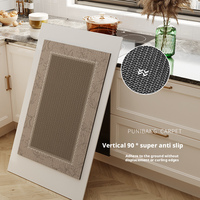 Tapis de cuisine en diatomite en forme de L personnalisé, antidérapant, résistant à l'huile, absorbant, séchage rapide, découpable, pour la maison