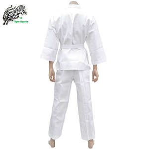 Uniforme d'entraînement de Taekwondo unisexe 100% coton, vêtements de sport personnalisés avec logo brodé pour enfants de tous âges - Product Image 2