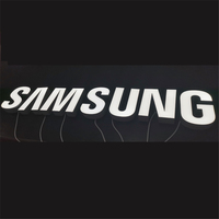 Enseignes LED électroniques de haute qualité en gros, lettres lumineuses frontales en ABS pour vitrines de marques Samsung, publicité de logos, hôpitaux