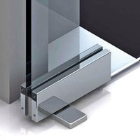 Porte pliante en verre sans cadre CLEAVIEW, design personnalisable, marque chinoise de premier plan, double vitrage trempé, pour supermarché extérieur