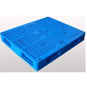 HUADING Heavy Duty Reusable HDPE Made Double Face Grid Plastic Pallets for Warehouse Storage Racking