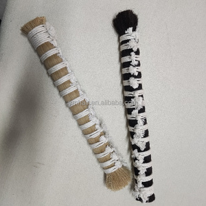 天然白黒バイオリン弓馬尾毛チェロダブルベース弓ヤク髪バルク - Product Image 4
