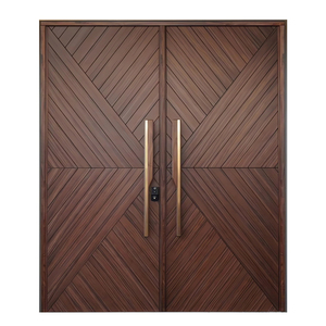 Puerta de entrada rústica hecha a mano, puerta de madera maciza personalizable, puerta frontal Golden Aero, puerta exterior de estilo batiente. - Product Image 2