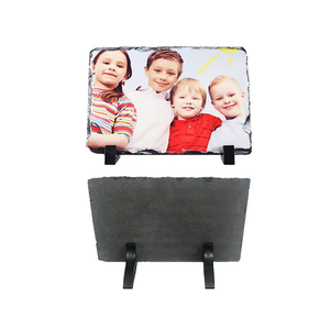 MD-09 personalizzabile in pietra fotografica in metallo ardesia sublimazione cornice per foto cuore Rock artigianato rettangolare personalizzato - Product Image 2